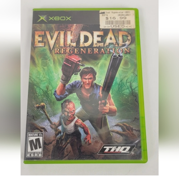 Evil Dead: Regeneration (Microsoft Xbox, 2005) CIB Complete